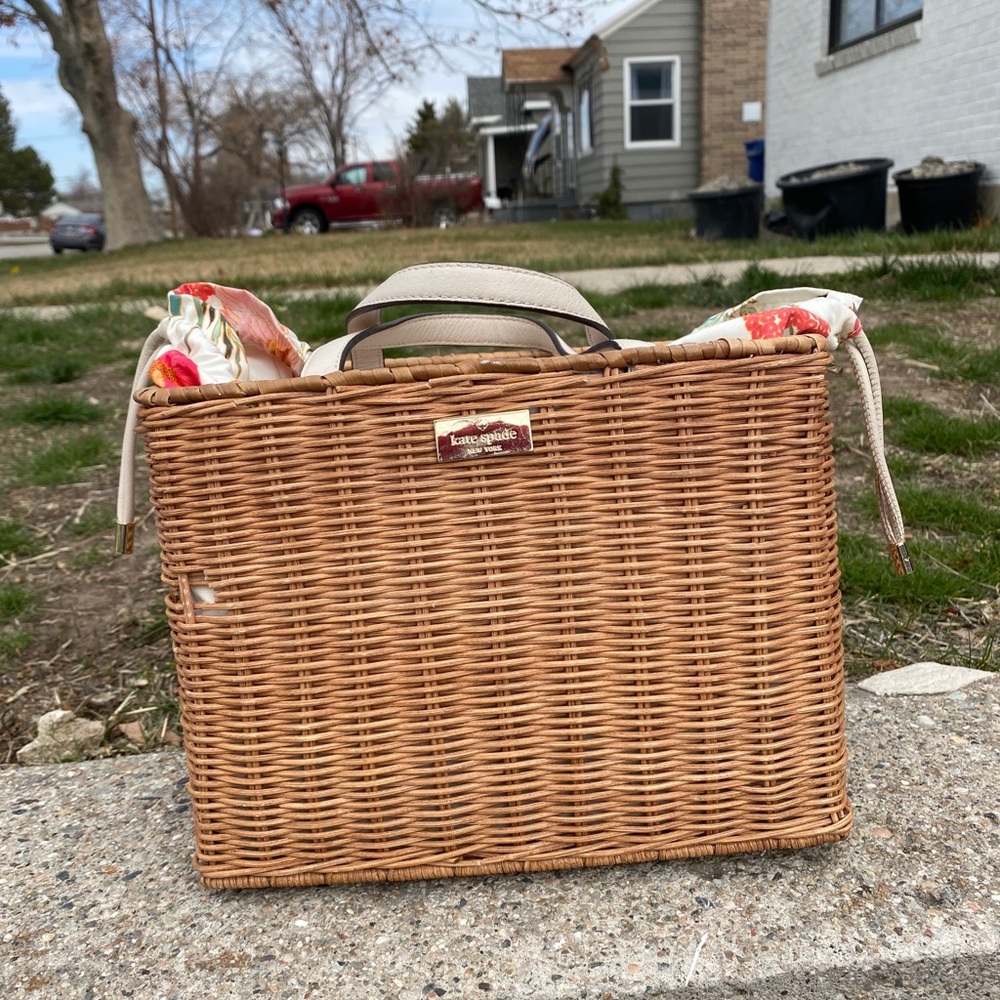 Kate Spade Limited Edition Basket Weaved Bag